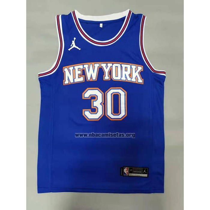 Camiseta New York Knicks Julius Randle NO 30 Statement 2020-21 Azul